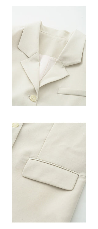 V-Neck Suit Jacket