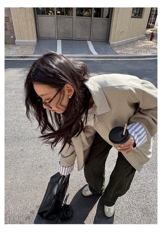 Stitched Trench Coat