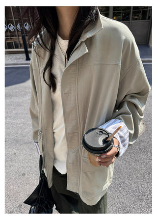 Stitched Trench Coat