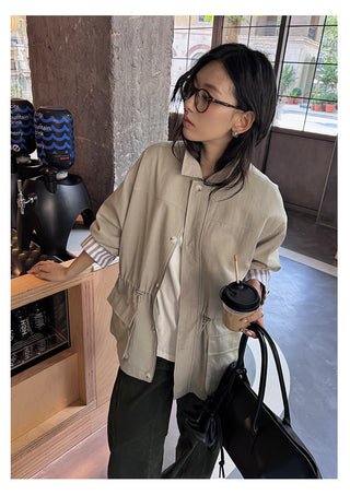 Stitched Trench Coat