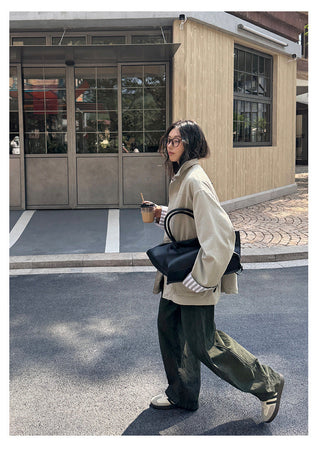 Stitched Trench Coat