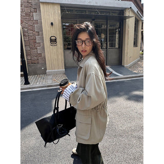 Stitched Trench Coat