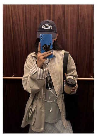 Stitched Trench Coat
