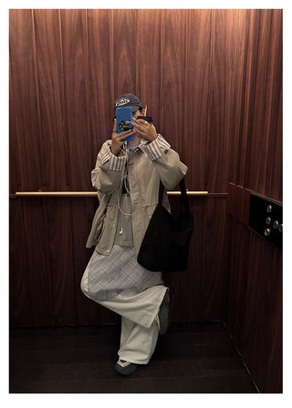 Stitched Trench Coat