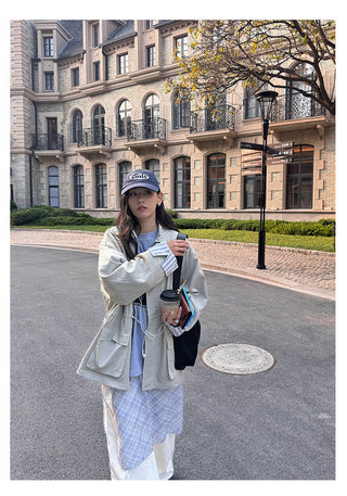 Stitched Trench Coat