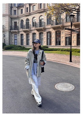 Stitched Trench Coat