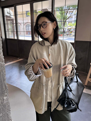 Stitched Trench Coat