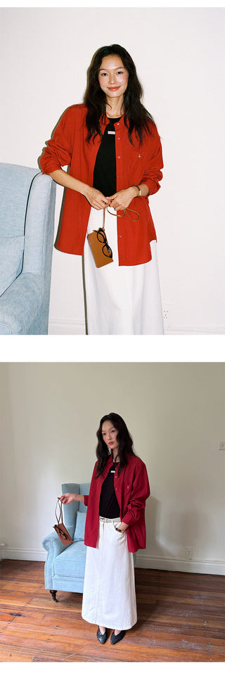Tencel Long Shirt