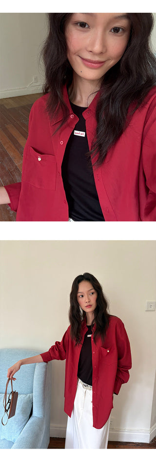 Tencel Long Shirt