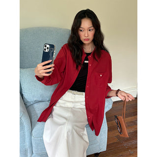 Tencel Long Shirt