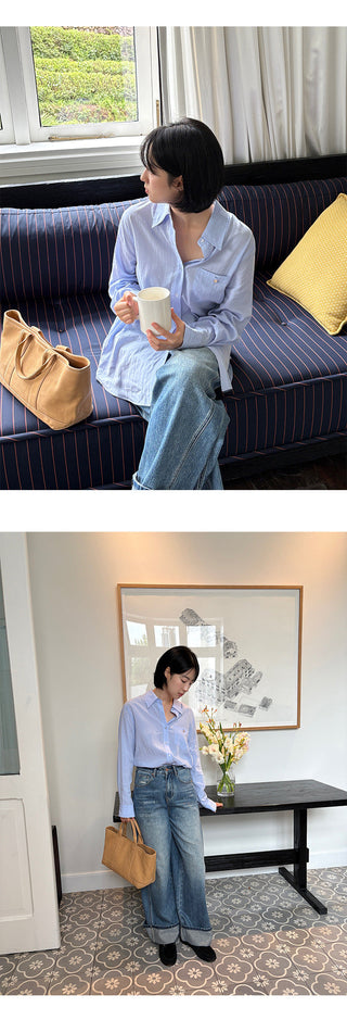 Tencel Long Shirt
