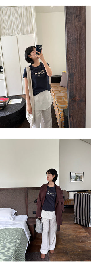 Printed Short T-Shirt