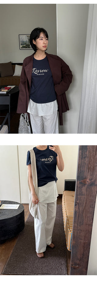 Printed Short T-Shirt