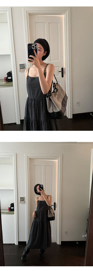 Plaid Sling Dress