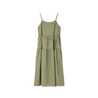 Plaid Sling Dress