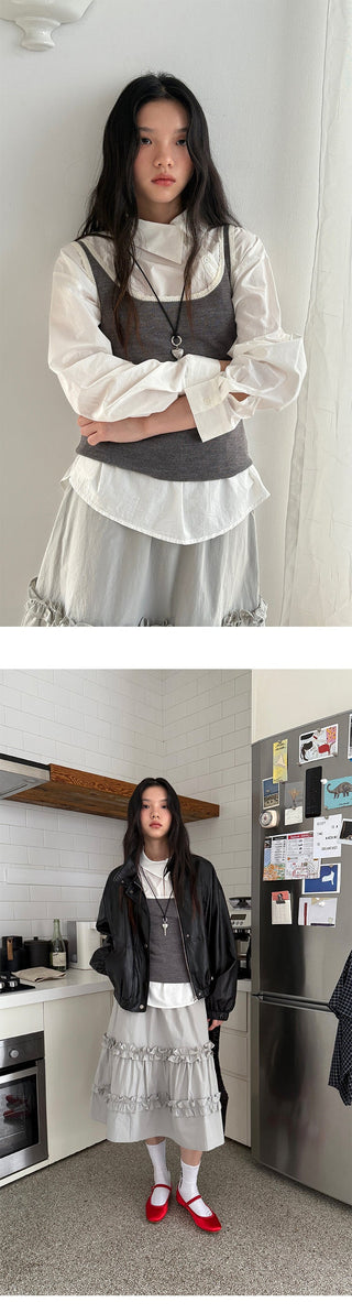 Square Collar top