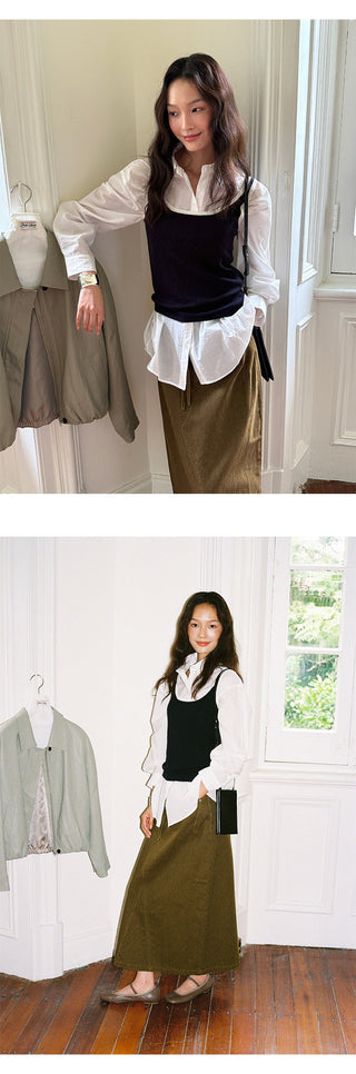 Square Collar top