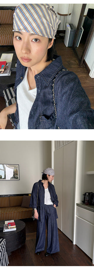 Denim Two-Piece