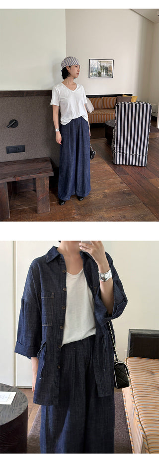 Denim Two-Piece