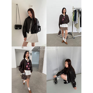 Short Leather Jacket