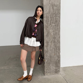 Short Leather Jacket