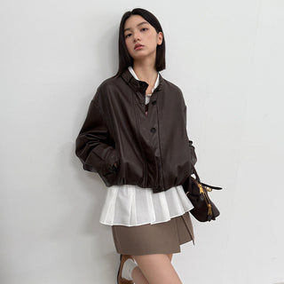 Short Leather Jacket