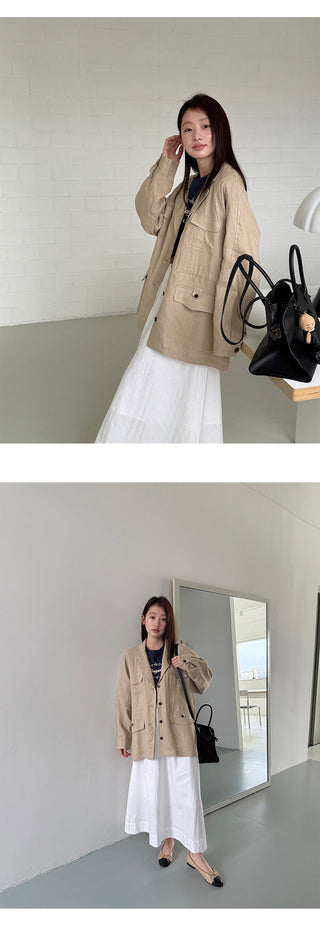 Linen Suit Jacket