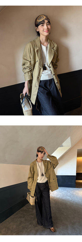Linen Suit Jacket