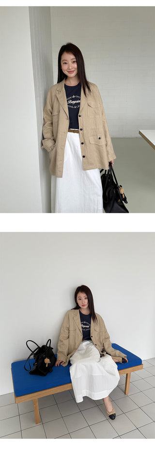 Linen Suit Jacket