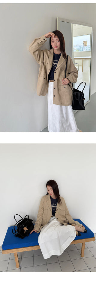 Linen Suit Jacket