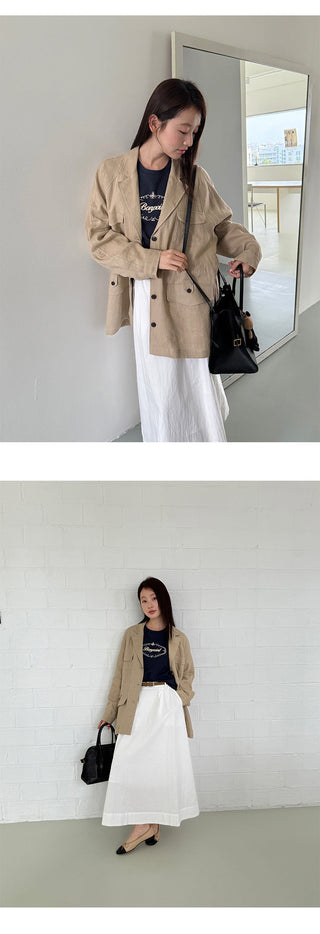 Linen Suit Jacket