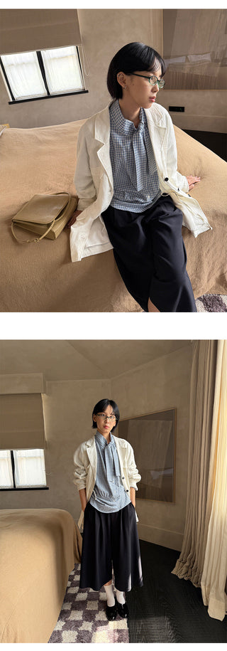 Linen Suit Jacket