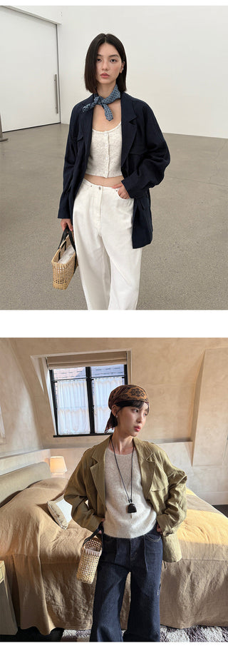 Linen Suit Jacket