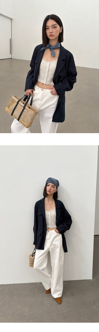Linen Suit Jacket