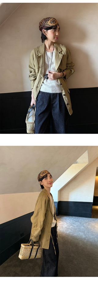 Linen Suit Jacket