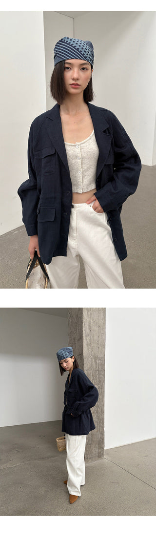 Linen Suit Jacket