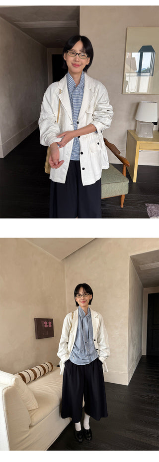 Linen Suit Jacket