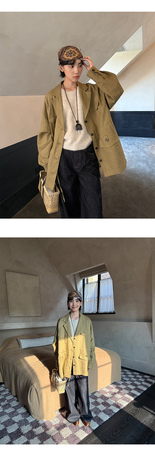 Linen Suit Jacket