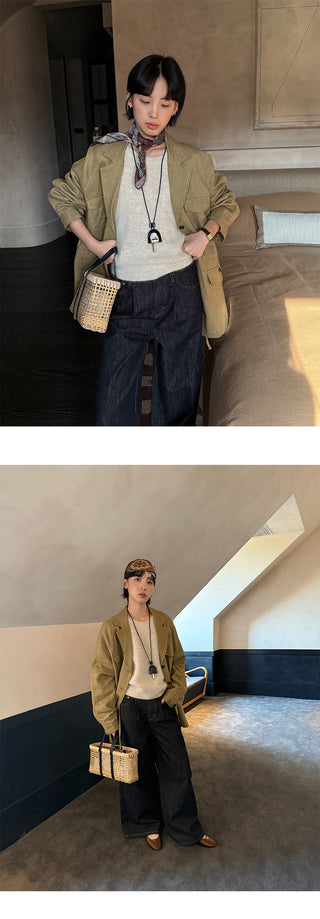 Linen Suit Jacket