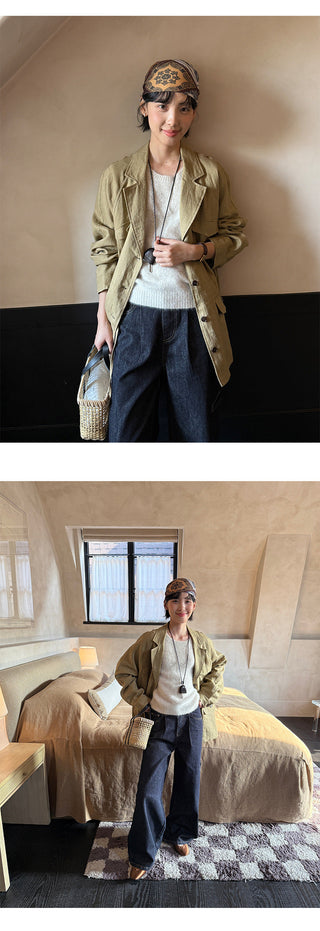 Linen Suit Jacket