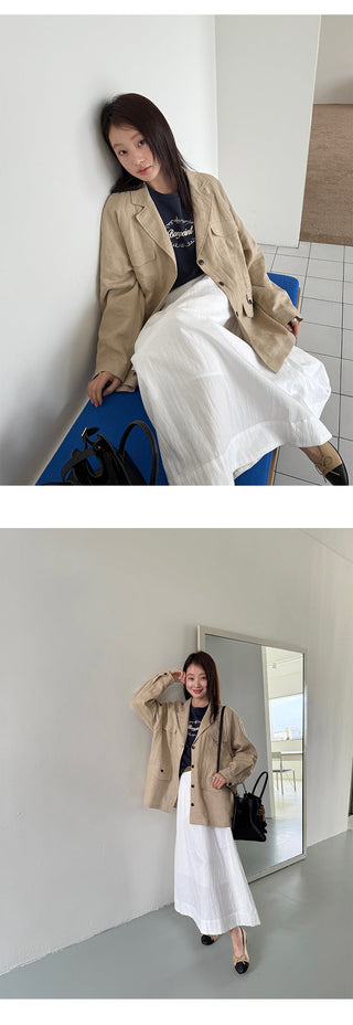 Linen Suit Jacket