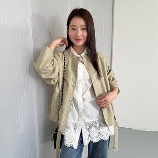 Leather Stand Jacket