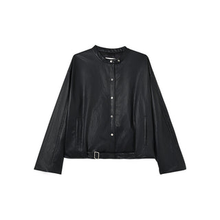 Leather Stand Jacket
