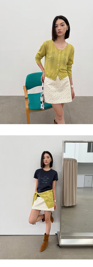 Floral A-Line Skirt