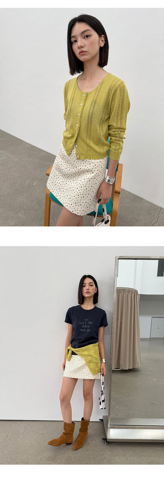 Floral A-Line Skirt