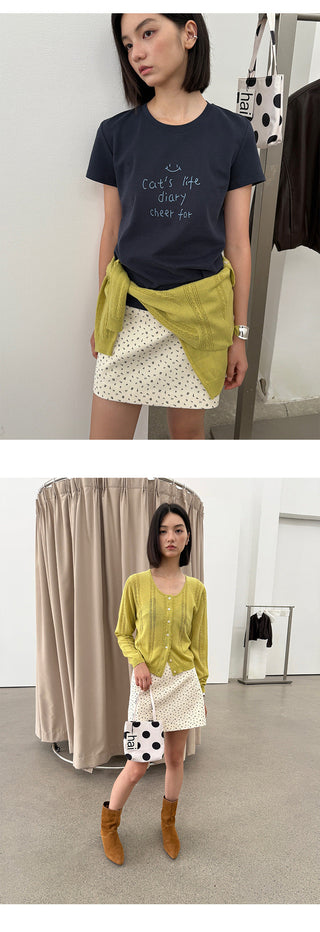 Floral A-Line Skirt