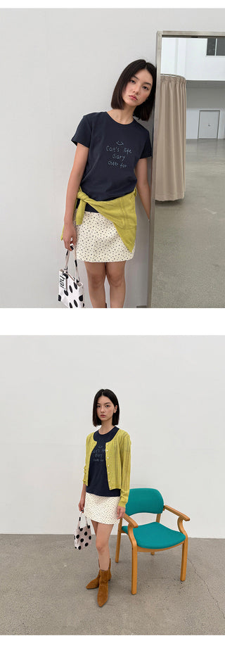Floral A-Line Skirt