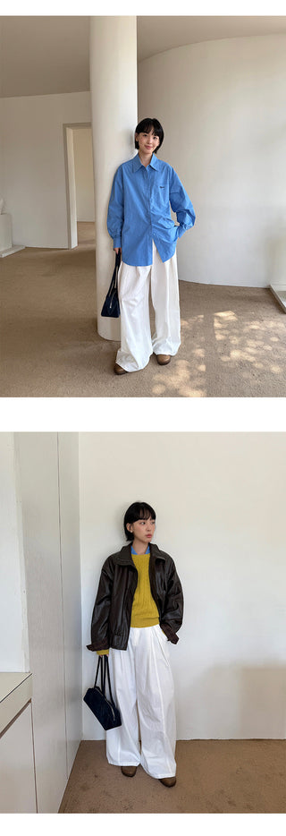 Wide Straight Pants