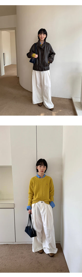 Wide Straight Pants