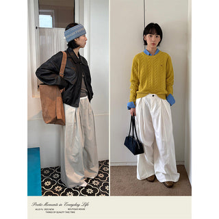 Wide Straight Pants